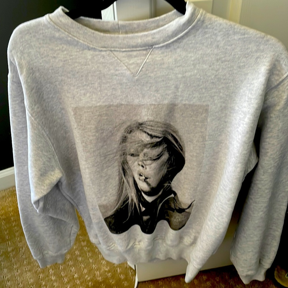 Ramona Sweatshirt AB x TO in Heather Grey
ANINE BING XS